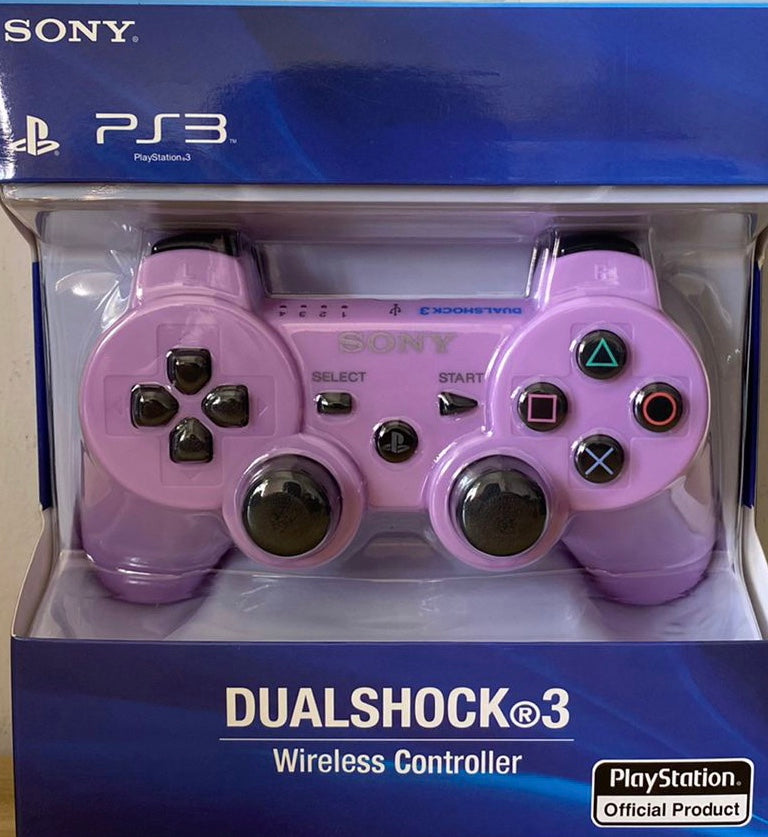 Sony Dualshock 3 Wireless PS3 Controller: Official Sony Gamepad - Purple Sony
