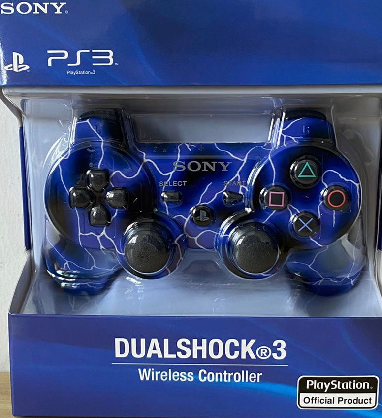 Sony Dualshock 3 Wireless PS3 Controller: Official Sony Gamepad - Blue ...