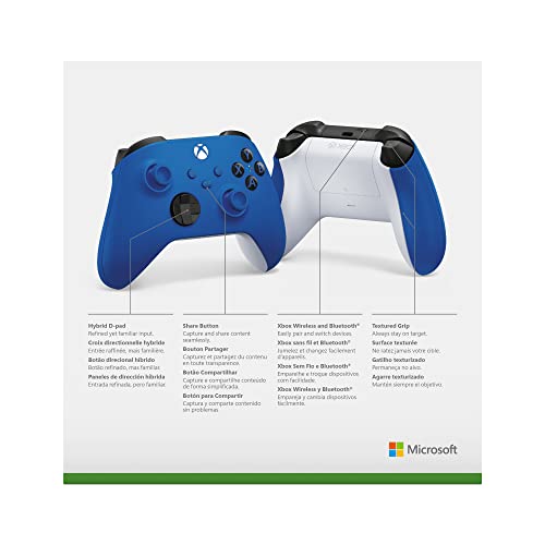 Xbox Wireless Controller – Shock Blue Xbox