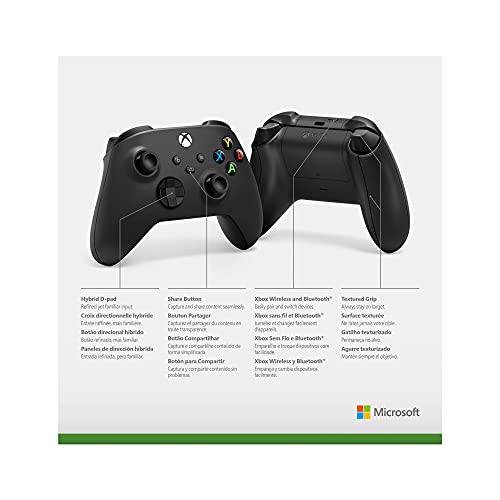 Xbox Wireless Controller – Carbon Black Xbox